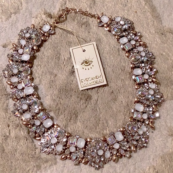 Eye Candy Opal Ivy Collar Necklace - Picture 2 of 7